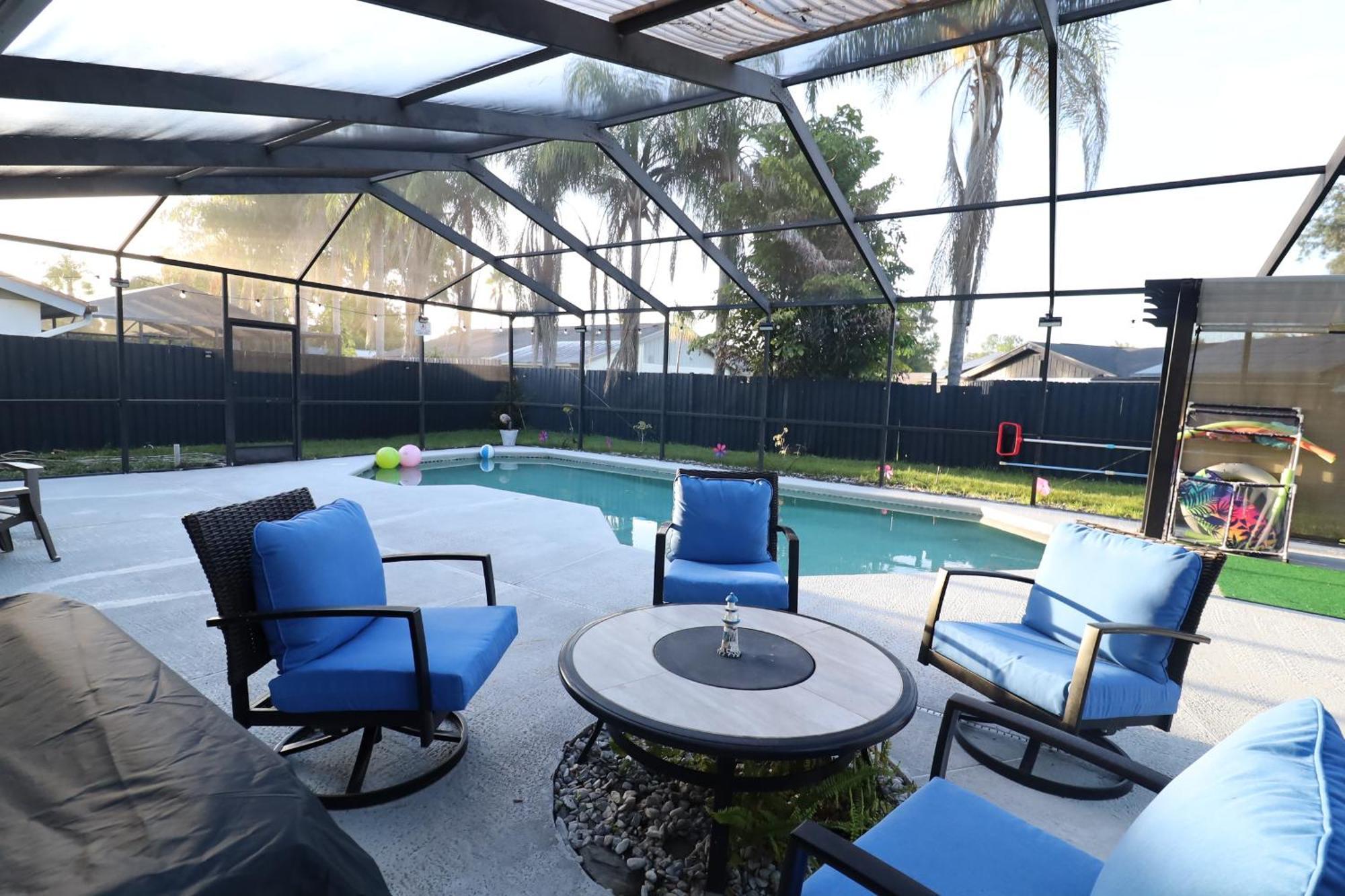 טאמפה Boho Oasis With Pool- Paradise For Work & Fun מראה חיצוני תמונה